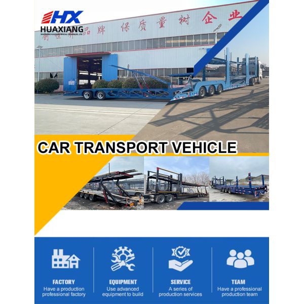 Steel Customization Car Trailers Semi-Trailer Car Carrier with Max Payload of 40T