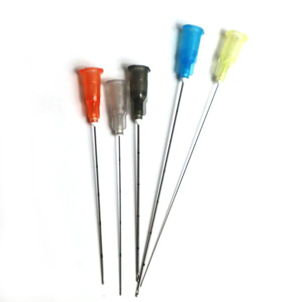Hypodermic Disposable Micro Cannula Needle Blunt Tip With Flexible