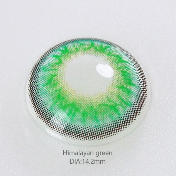 14mm Blue Monthly Colored Contacts Lenses 4 Tone For Birthday Party