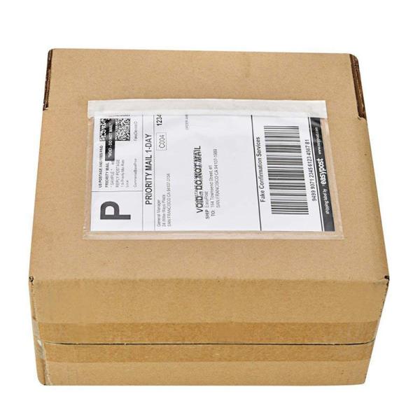 Top Loading Shipping Label Envelopes Pouches Tear Resistant Invoice Enclosed Envelopes Dustproof