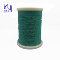 Fios de Litz de cor verde personalizados de seda natural pura revestida de fio de Litz para áudio