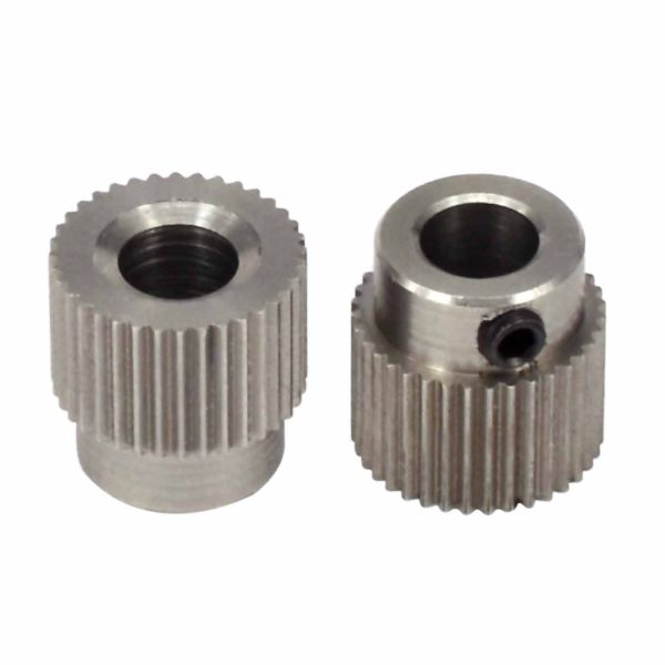 Feed Wheel 36 Teeth MK7 MK8 3D Print Head Extruder Stainless Steel
