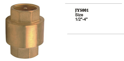Vertical Forged 1 Inch Check Valve Brass INOJY5000 Series 1/2inch - 4inch Brass Check Valve