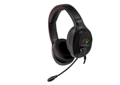 auriculares do jogo de Omnidirection Wired RGB do motorista de 50mm com luz da respiração