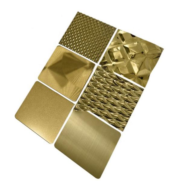 Decorative 8K Mirror Color Stainless Steel Sheet PVD Coating Customized