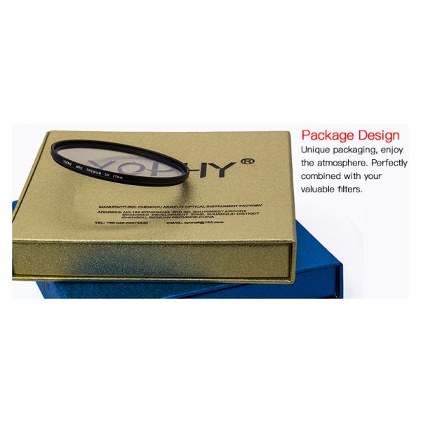 Photography Camera Lens UV Filter , Protection UV Filter With Super Water And Oil Repellent Function