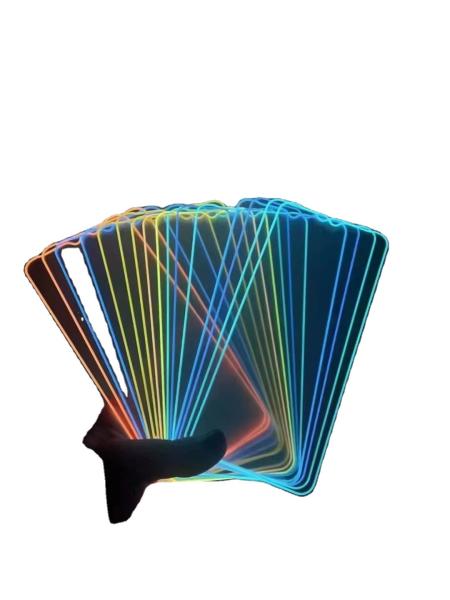 Protector de tela 3D luminoso para telefone celular para iPhone 13 Pro 14 Pro