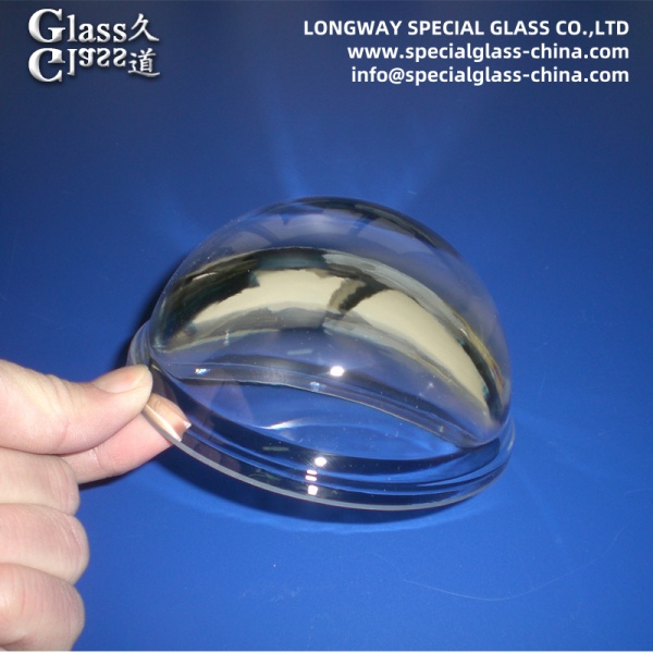Polished Optical Borosilicate Glass Lens Explosion Proof Lamp Lenses