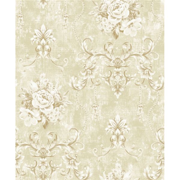 Bedroom Contemporary Floral Wallpaper Country Style Non Woven Wallcovering