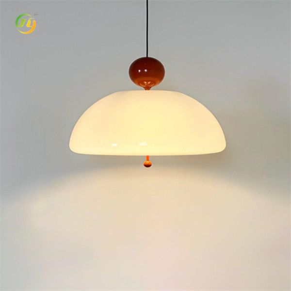 JYLIGHTING Белое одноголовое стекло LED современные классические универсальные люстры и подвесные огни стеклянный подвесный свет в помещении