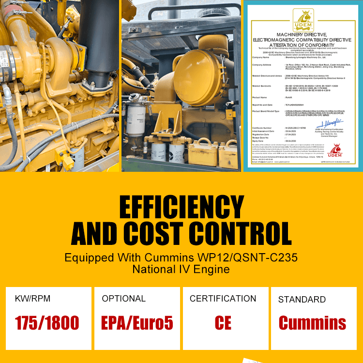 220hp Mini Dozer Bulldozer with Durable Structure and Advanced Hydraulic System for Harsh Terrains