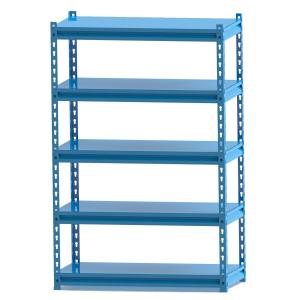 Light-duty Boltless Steel Metal Shelf Rack Easy Install Supermarket Shelves for Home Storage