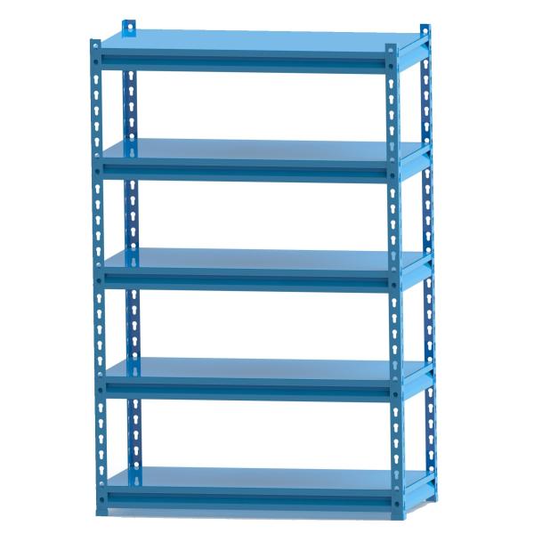 Light-duty Boltless Steel Metal Shelf Rack Easy Install Supermarket Shelves for Home Storage