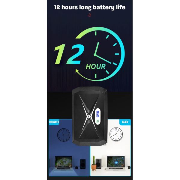 LED-экран 8800-10400mah Mini UPS Интернет бесперебойный источник питания