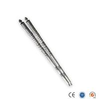 Barril de tornillo de extrusión de aleación de acero, granulador de plástico de alta resistencia