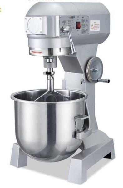 Caterwin 10 Flour Spiral Mixing Machines Meat Dough Egg Food Planetary Mixer