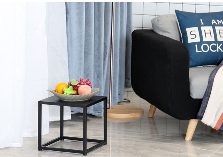 Nordic Square Orchid Metal Flower Stand For Balcony