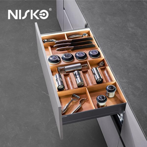 Multipurpose Strike Cades Out Organizador de cocina ajustable de la bandeja de utensilios
