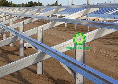 O sistema à terra solar de serviço público da montagem da grande escala anodizou o material 6005-T5 de alumínio