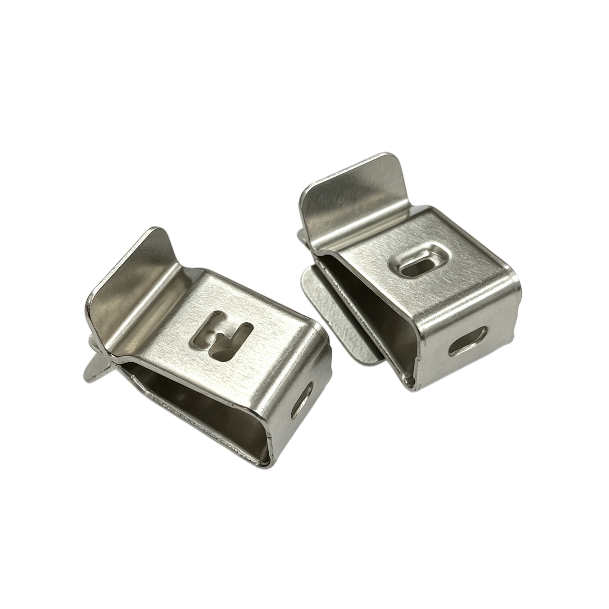 Durable Stainless Steel PV Cable Clips with Spring-Loaded Retention for Corrosion Resistant Solar Panel Cable Management