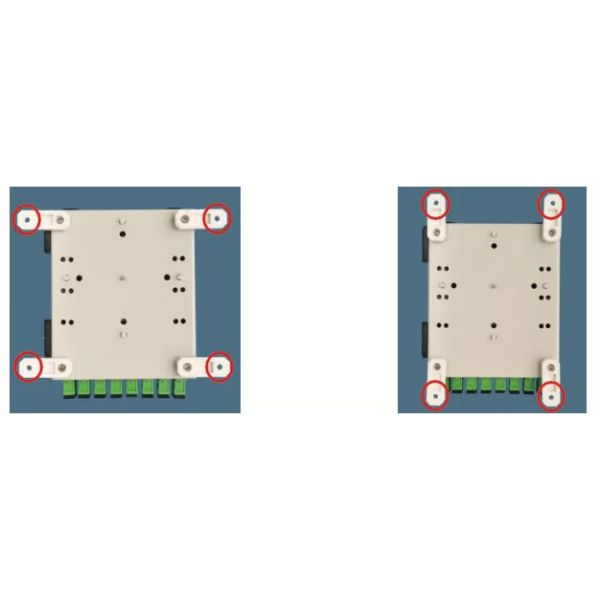 Mini Wall Mount 4 Port Fiber Termination Box SC Clamshell FTTD