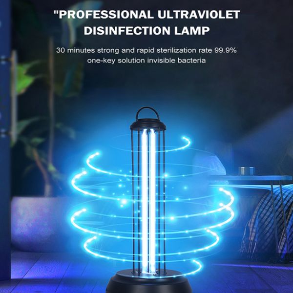 Черные законченные ИП20 уникальные настольные лампы, ультрафиолетовая лампа обеззараживанием 220в