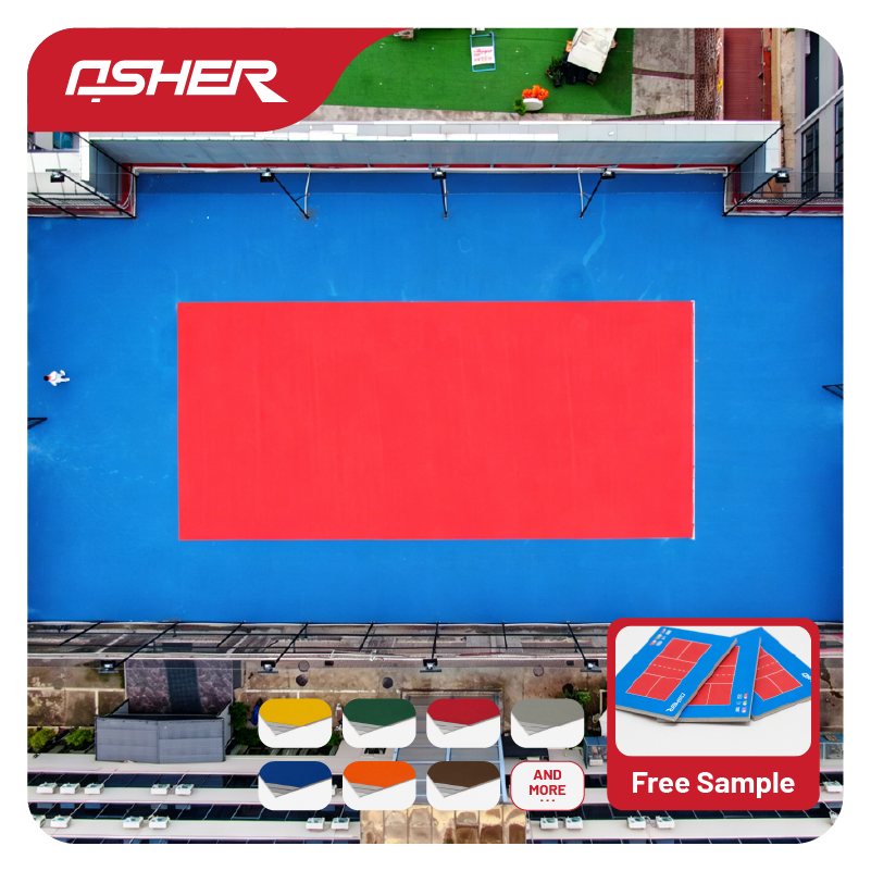 High-Durability Acrylic Resurfacer & Color Finish Coat for Outdoor Hard Courts
