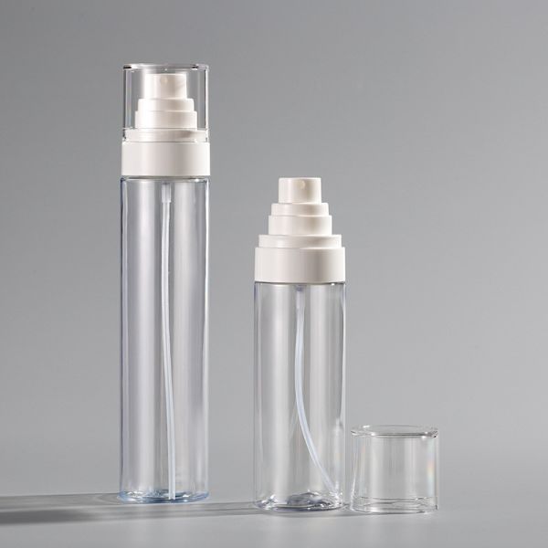 2oz Clear Fine Mist Pump Spray Bottle For Cleaning PET Refillable Plastic Mist Sprayer