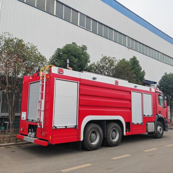 Mercedes-Benz Water Foam Tanker Fire Fighter Vehicle Easy Operation