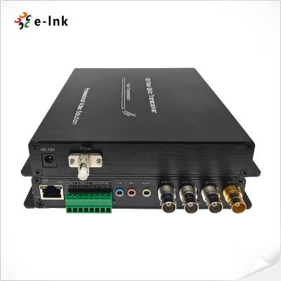 Conversor de BIDI 3G-SDI com 100M Ethernet RS422 Tally Analog Tri-Level Sync Audio