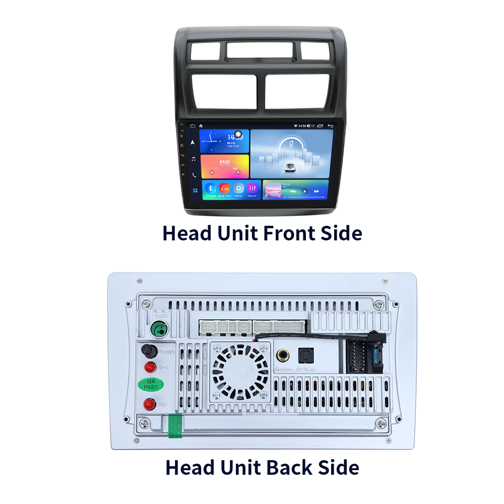 Kia Sportage Cars Head Unit Matten Black 2007-2013 Automotive Head Unit