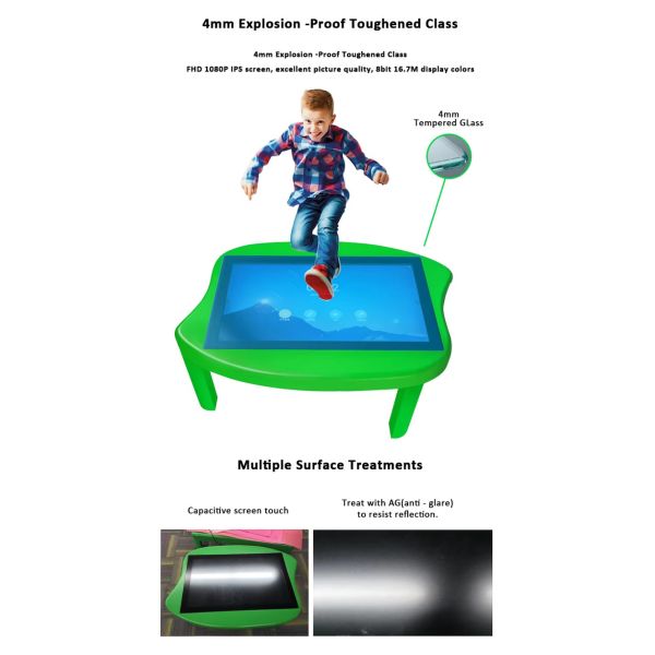 32 43inch Full HD Kindergarten Multi-Touchscreen Smart Table 50 55inch Kids Games Interactive Touch Tables For Children Kids