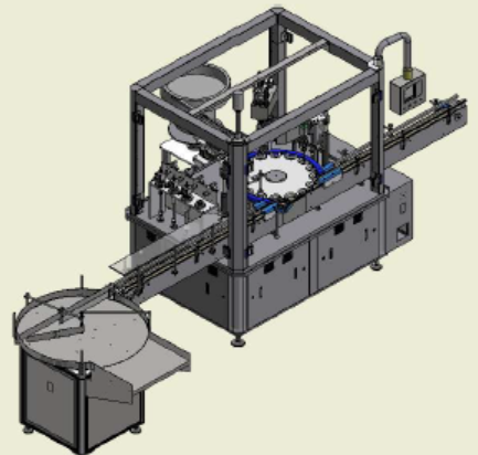 Роторный фармацевтический заполнять 40PPM подвергает машину механической обработке Pharma 4 сопл жидкостную заполняя
