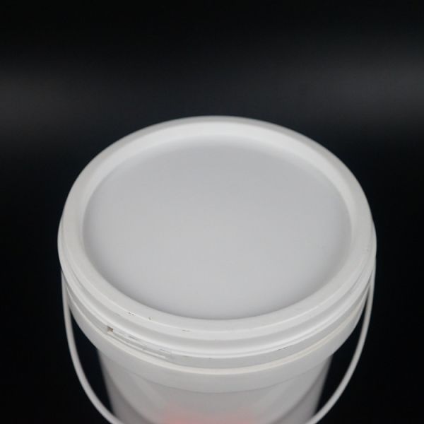 Белизна ведра ведра качества еды пластиковая вокруг 3 литров