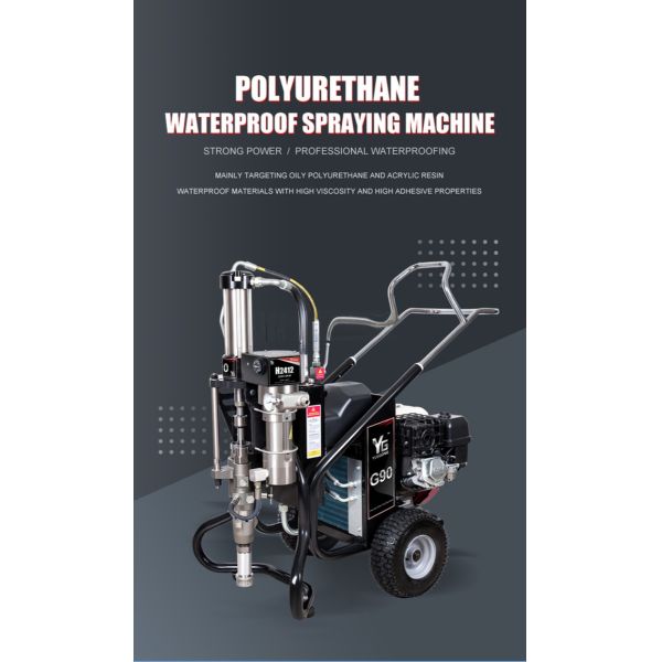 Oil Based Waterproof Coating Spray Machine 13HP 7.5KW High Pressure Spray Paint Machine