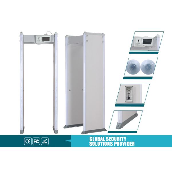 Multi alarm sounds 255 level commercial metal detector Portable with LCD touch screen