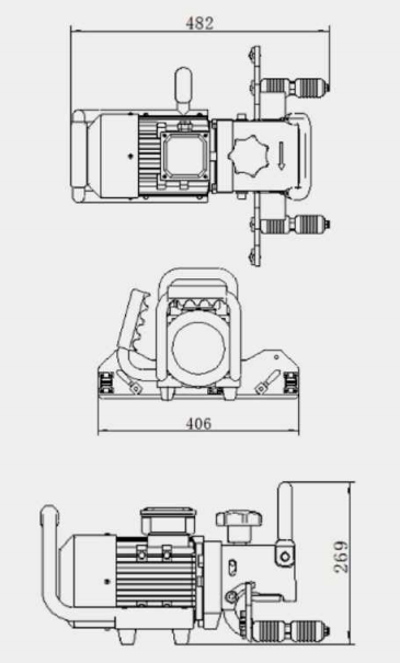 High Efficiency Plate Beveling Machine 1.1KW 2870r/Min