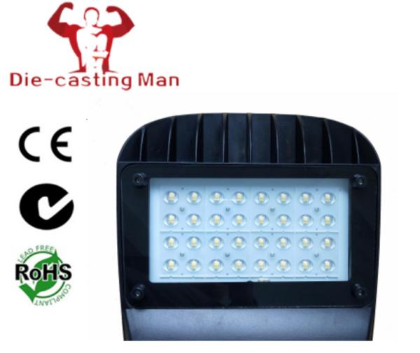 80W LED Street Light Fixtures 8000lm for Roadway Die casting Aluminium 120lm/w