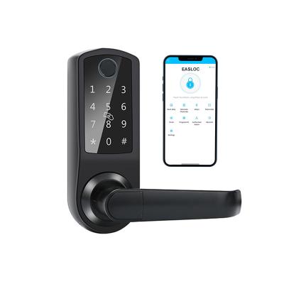Pilha alcalina esperta das senhas da fechadura da porta 150 da impressão digital do Deadbolt Keyless