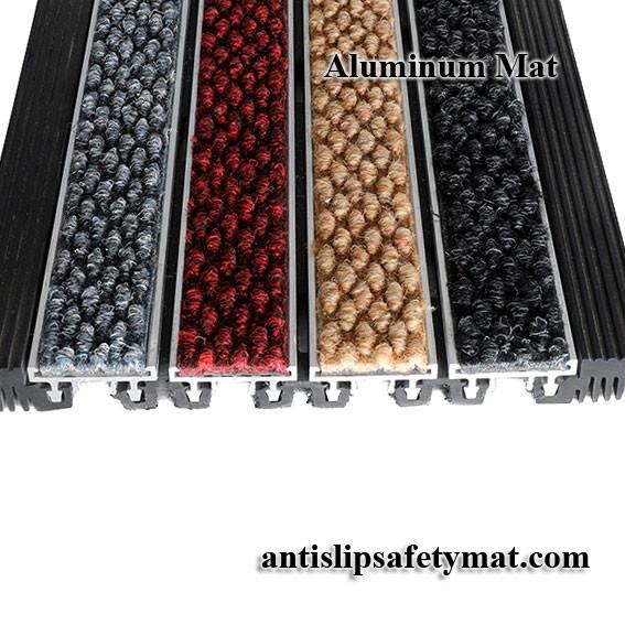 Barrier Aluminum Entrance Mats 20mm Depth Pineapple Carpet