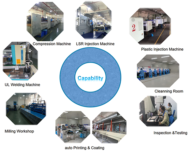 Изготовленная на заказ силиконовая резиновая пробка 30-80 Shore A