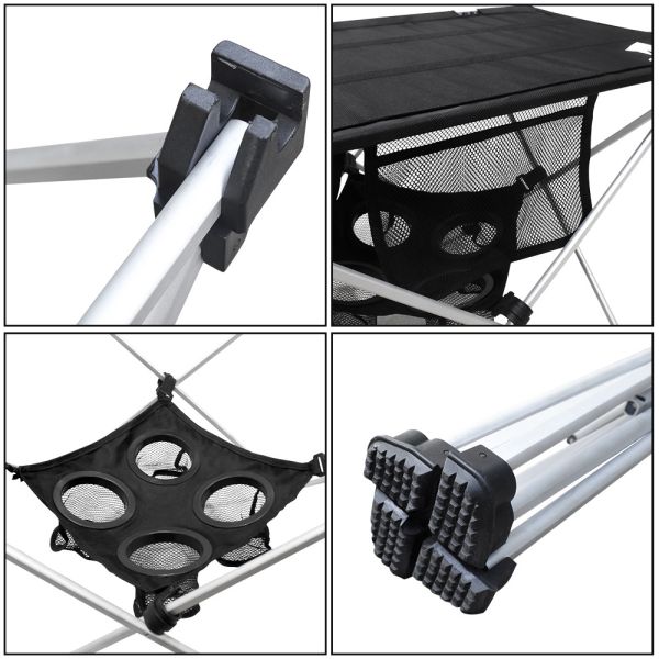 0.85kg 1680D Oxford Folding Camping Picnic Table