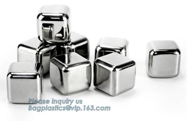 stainless steel whisky stones free sample reusable metal ice cubes, Stainless Steel Whiskey Chilling Rocks Ice Cube Whis