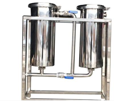 Filtro de saco 304 de aço inoxidável para do óleo líquido da água do cimento da planta do ro o banho maria diesel do poço do rio