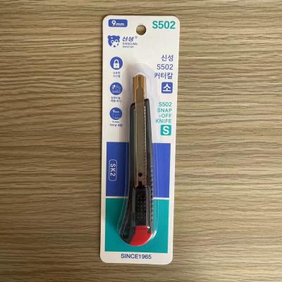 Slide Locking Retrátil Utilidade melhor faca com lâmina de aço SK2