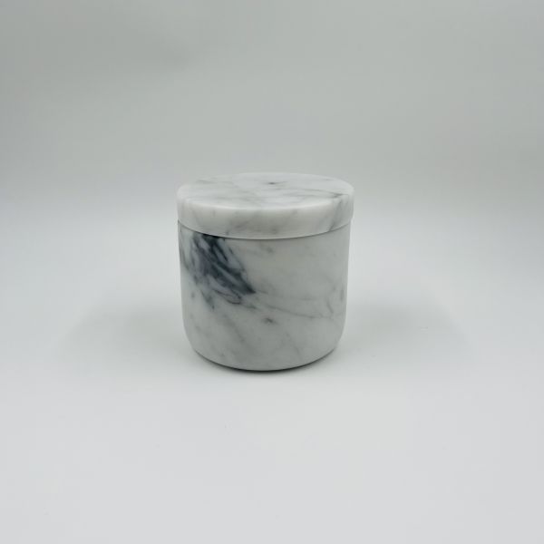 Калала белый натуральный мрамор аксессуары ванной комнаты набор круглой формы с черным насосом мраморный мыломатор