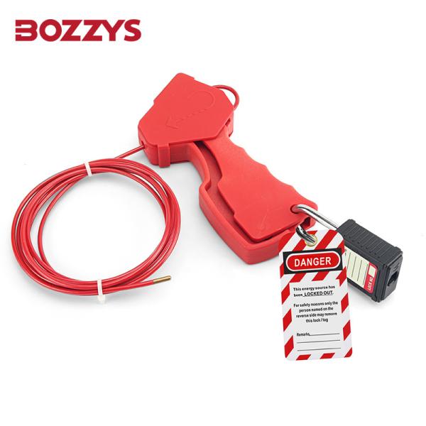 Cable Lockout with 1.8m stainless steel adjustable cable for Industrial unusual devices energy isolation