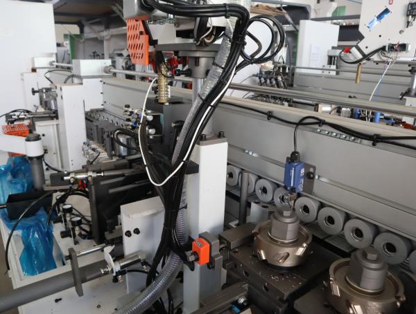 Panel Furniture Abs Wood Edge Banding Machine Auto Two Glue Pot 13m Min