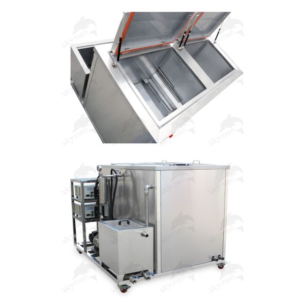 SUS304 360L Double Tank Ultrasonic Cleaner For Turbine Fuel Nozzle