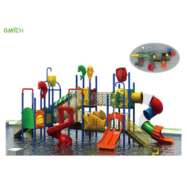Free Design Aqua Park Equipment Plastic Swimming Pool Slide EU Standards